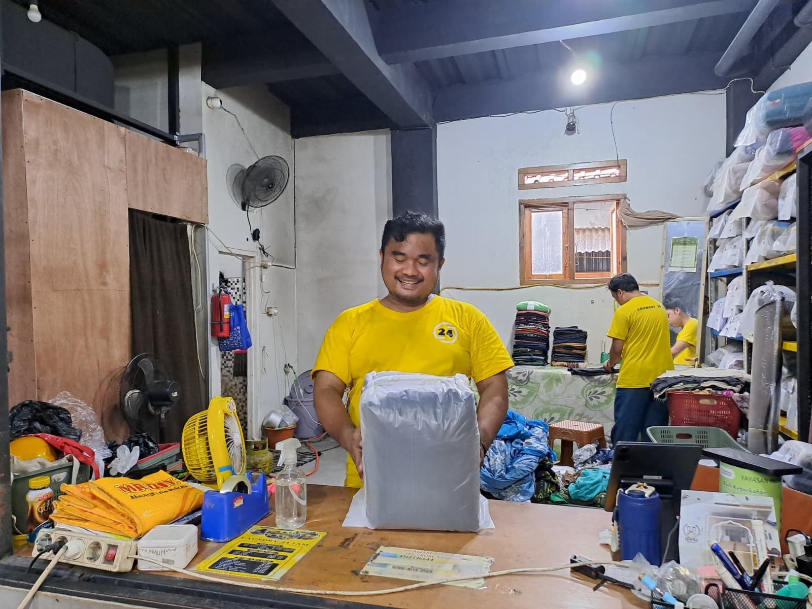 Hasil cucian rapi